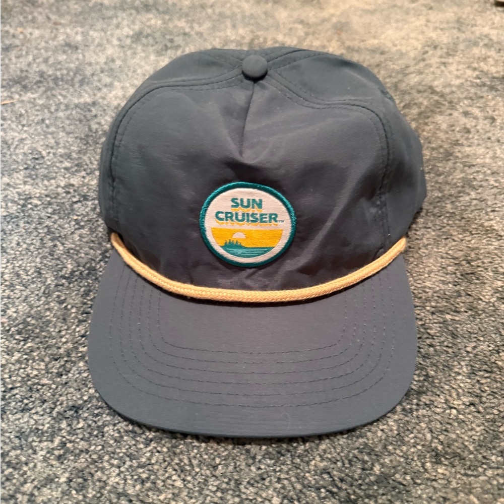Sun Cruiser Gray Cap with Yellow Trim